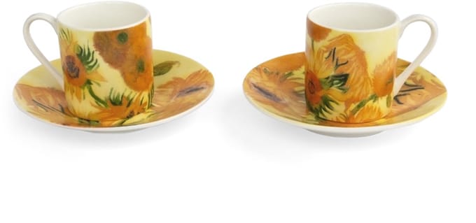 Espresso set, Vincent van Gogh, Zonnebloemen