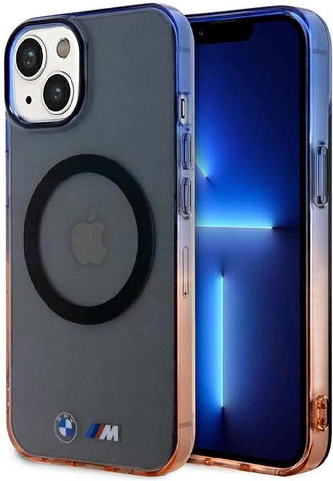 BMW BMHMP14SHTGE iPhone 14 6.1" grey/grey hardcase Gradient Bumper MagSafe