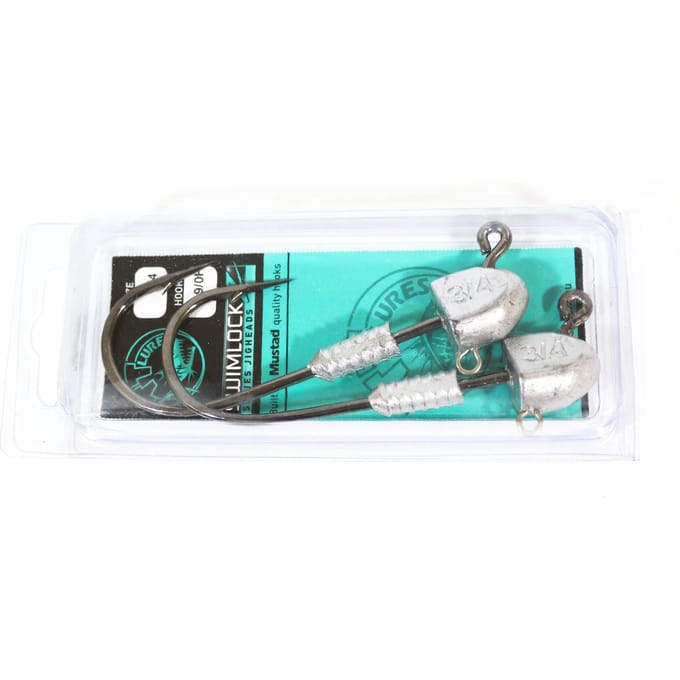 Tackle Tactics TT Swimlockz HD Tête plombée 3/4 oz 9/0 2/paquet (4044)