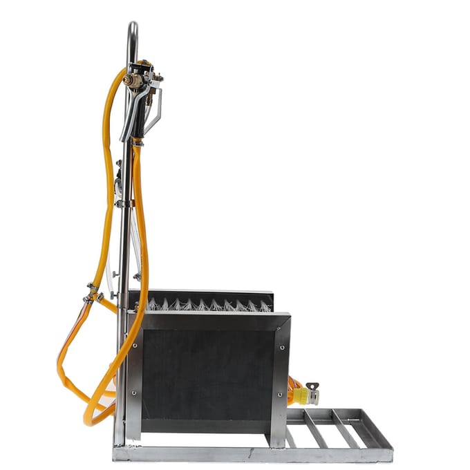 Regenschoenen Automatische Schrobber Roestvrijstalen Laarzen Reinigingsmachine voor Veehouderij gray