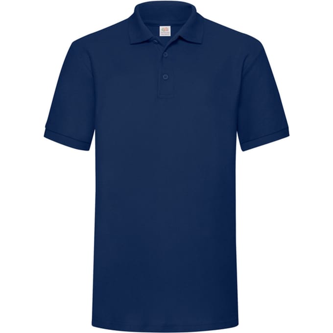 Fruit of the Loom Heren Zwaargewicht Poloshirt (Marine)