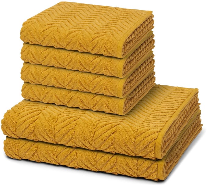 Ross Sonstiges 4 X handdoek 2 X douchehanddoek - in set 6 pack Sensual Skin