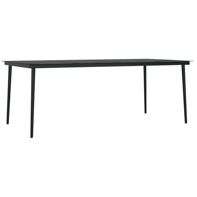 vidaXL - 7-delige - Tuinset - zwart