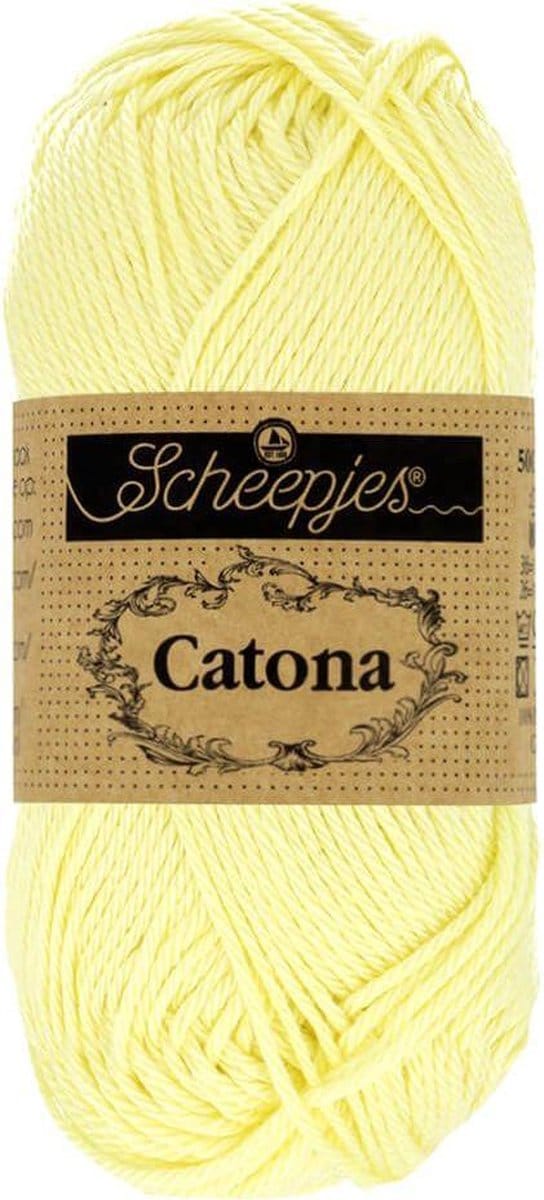 Scheepjes Catona 10gr - 100 Lemon Chiffron
