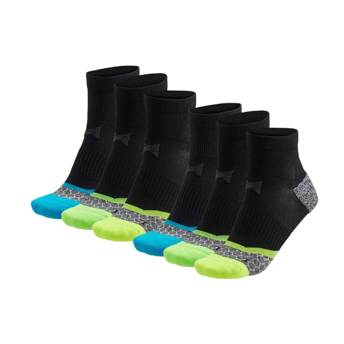 Morethansocks - Hardloopsokken - Unisex - 6-Pack - 35 t/m 47 - Hardloopsokken heren - Hardloopsokken dames