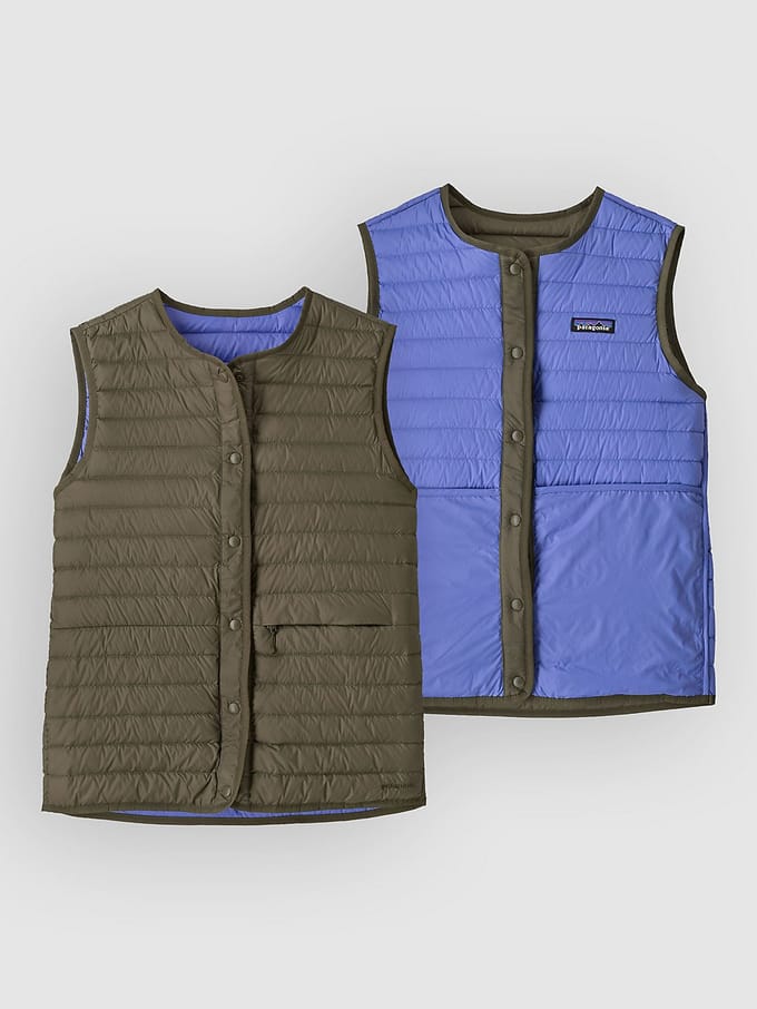 Patagonia Lw Reversible Down Vest Vest groen