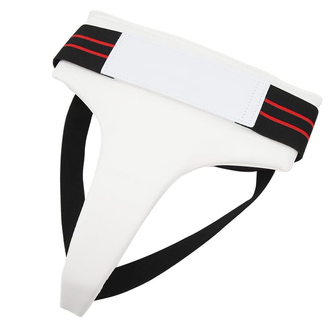 Taekwondo Kruisbeschermer Vrouwen Kruisbeschermer Elastische Jockstrap Ondersteuning voor Bokstraining S S white