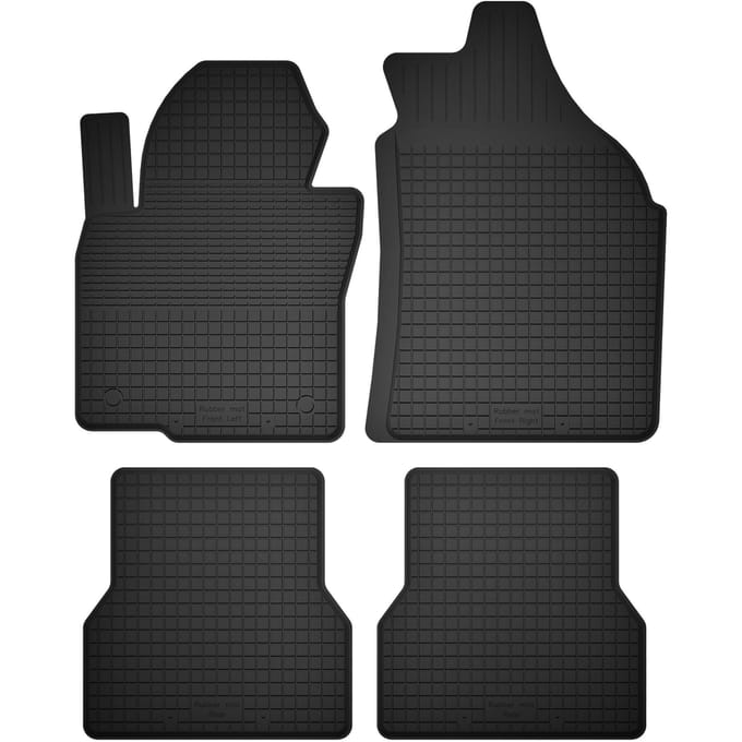 Wielganizator BasicProtect - Gummimatten - 4 Stuks - Antislip - Weerbestendig