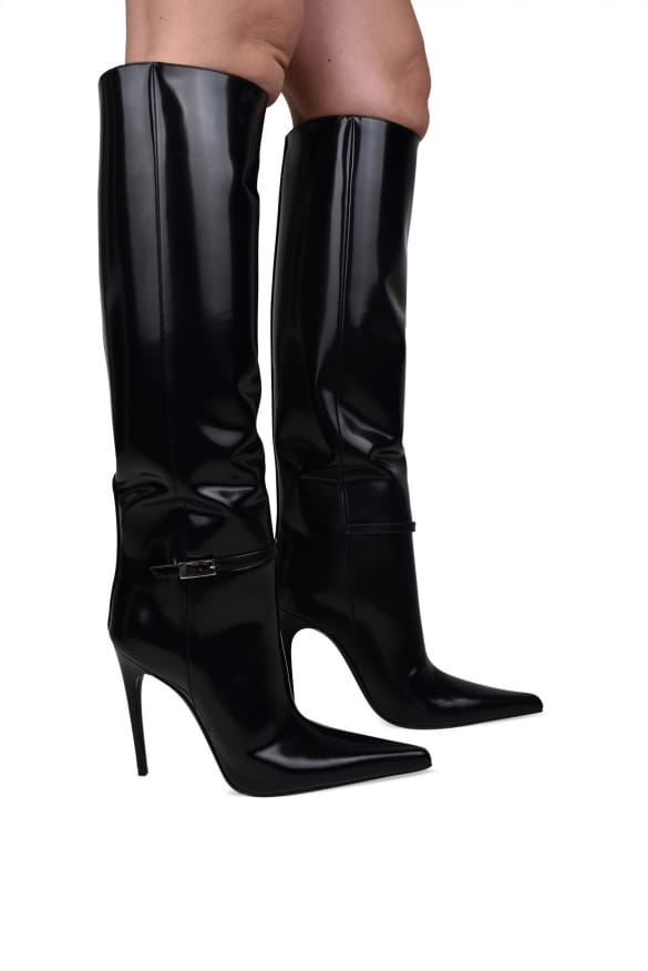 Saint Laurent Laarzen Vendome Zwart