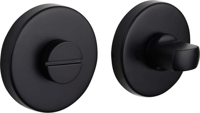 Lavuzo WC-sluiting - toiletsluiting - rond rozet - zwart