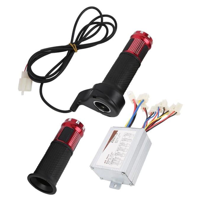 48V500W Fiets Borstel Controller Universele Fiets Draaigreep Elektrische Fiets Accessoires black