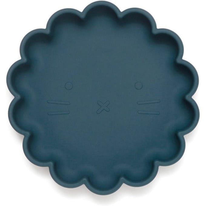 Petit Monkey siliconen bord lion balsam blue