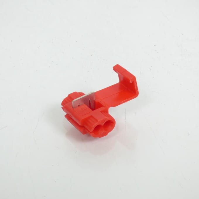 100 borne cosse connecteur rapide à clip pour faisceau électrique fil 0.5 à 0.8mm