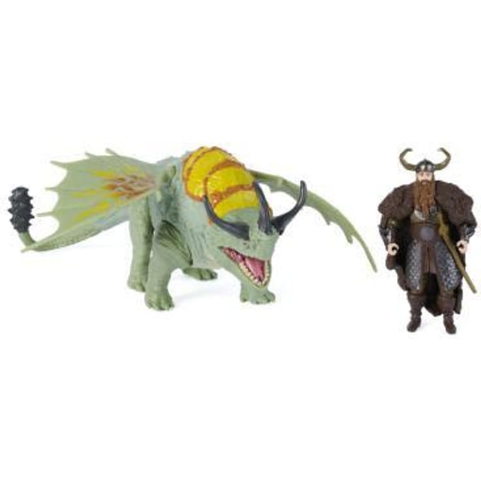 Dragons - Hoe Tem Je Een Draak - Schedelkraker & Stompum Viking Duo-Actiefiguren – Speelfiguren