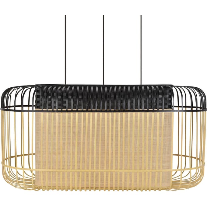 Forestier Bamboo oval XL slinger naturel/zwart