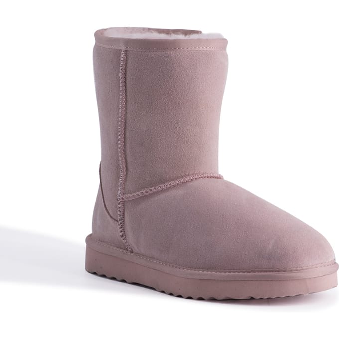 Aus Wooli "Bronte" Australia Mid Calf Zip, Lichtroze
