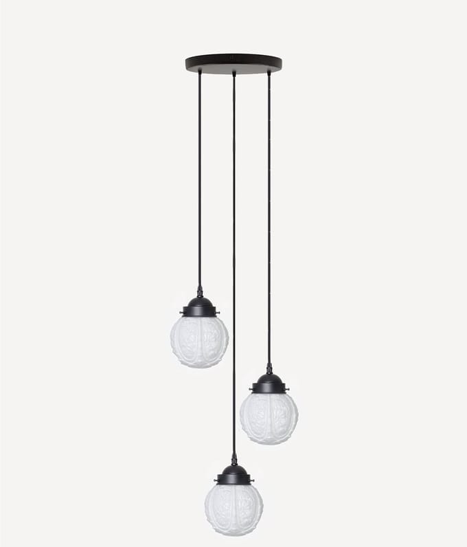 3 lichts hanglamp Guimard Flower - Art Deco Trade