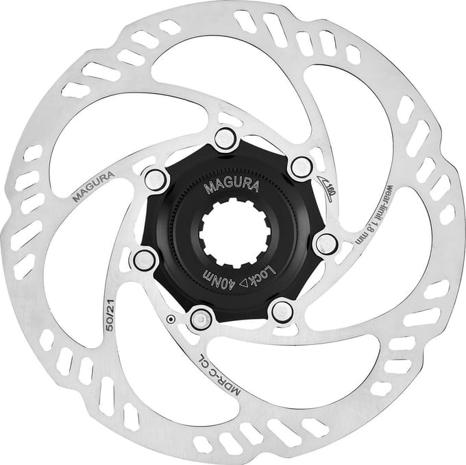 Magura remschijf MDR-C QR 160 mm zilver