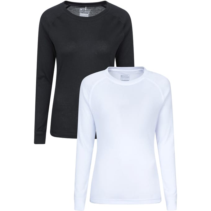 Mountain Warehouse Dames/Dames Talus Thermische Base Layer Top (Set van 2) (Gemengd)