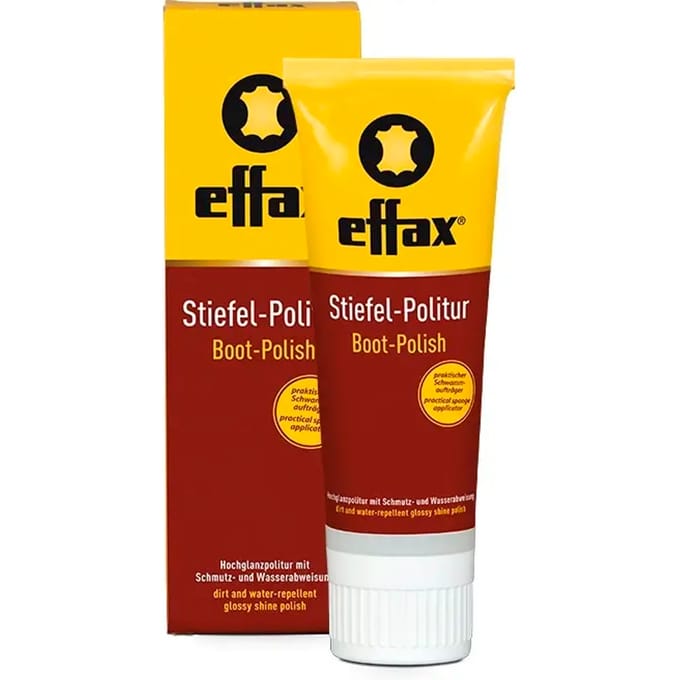 Effax Zwarte laarzenglans leer verzorging