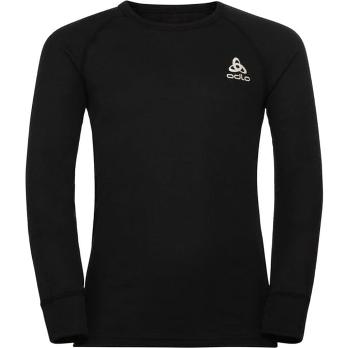 Odlo - Y BL TOP ACTIVE WARM ECO KIDS - Thermoshirt - Zwart - 92