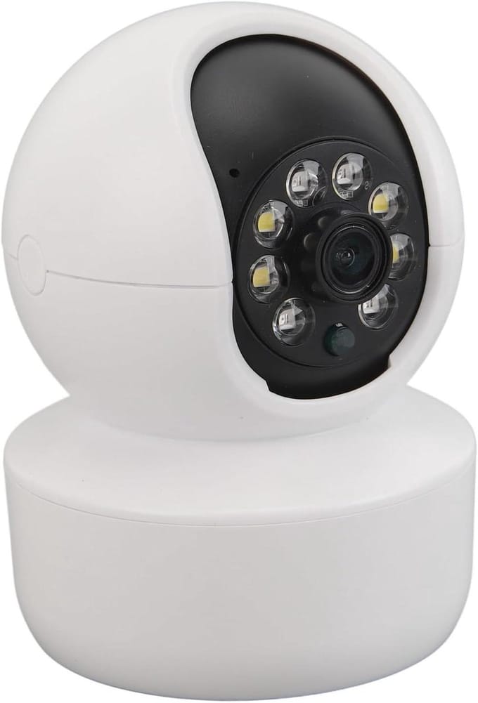 Slimme Babyfoon - Wifi Camera Binnen - Kind Bewaken - 2K Beeldkwaliteit - 360 Graden - Wit