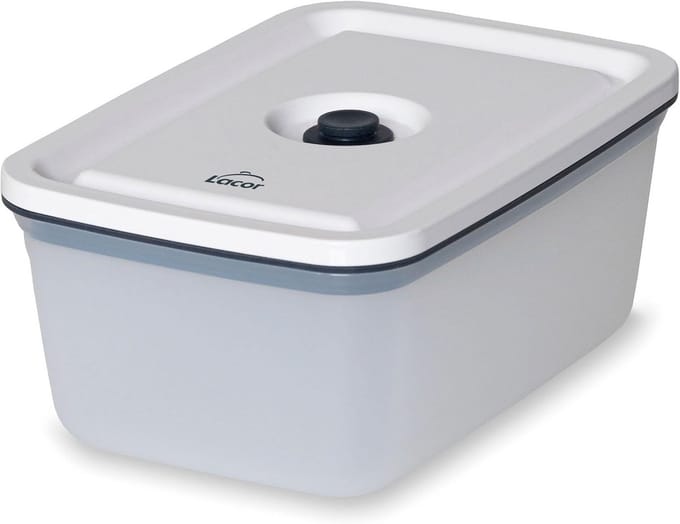 Voedselcontainer - Bewaardoos luchtdicht - Voedsel bewaren - Speciale ventiel - 1500 ml - Transparant