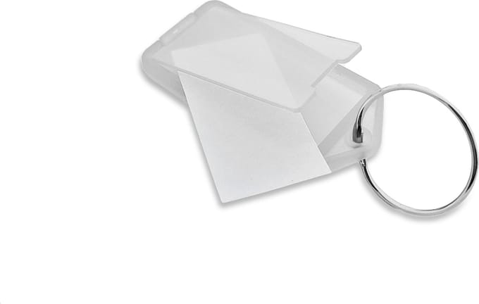 CombiCraft Openklapbare Sleutellabels Transparant 60 x 27 mm - 100 stuks