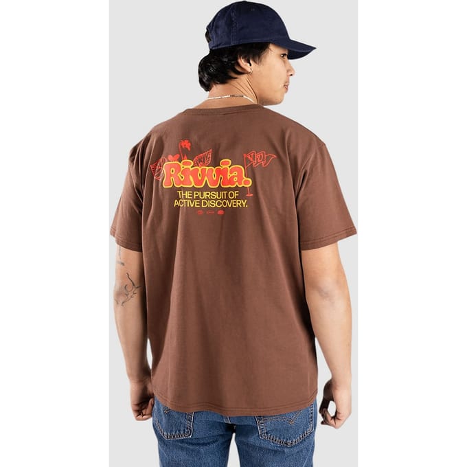 Rivvia Projects Floral Pursuit T-Shirt bruin
