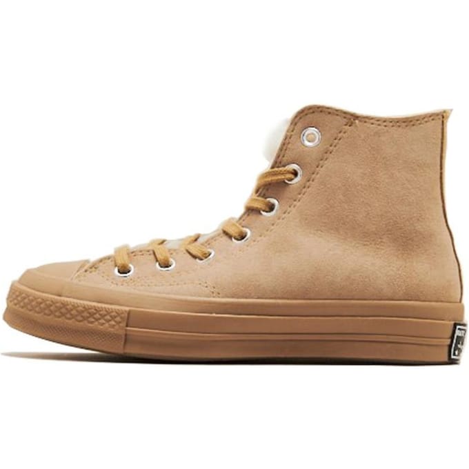 Chuck 70 Tri Panel x Converse Hi 'Khaki Shearling' 166318C 41 beige
