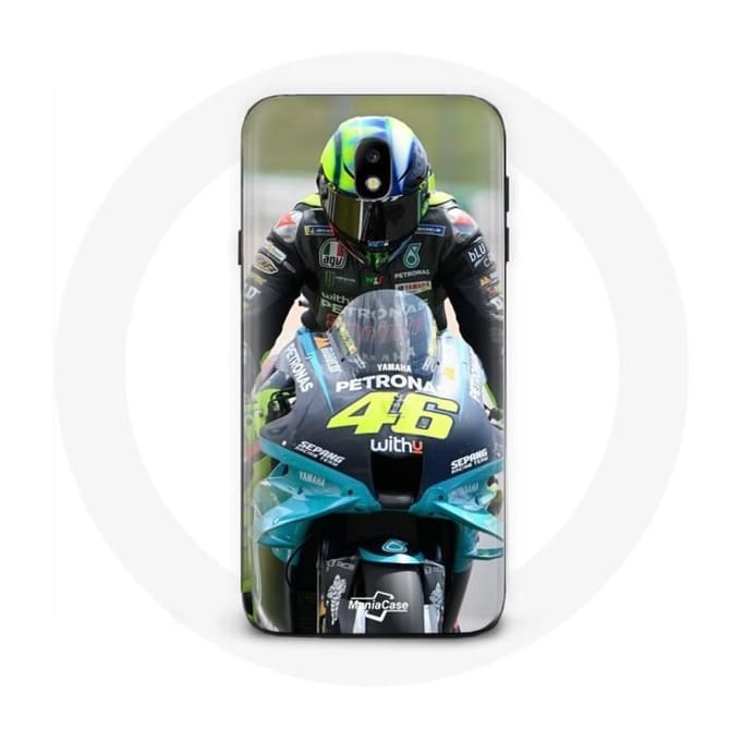 Coque pour Samsung Galaxy J7 2017 Valentino Rossi Pilote de course moto 46