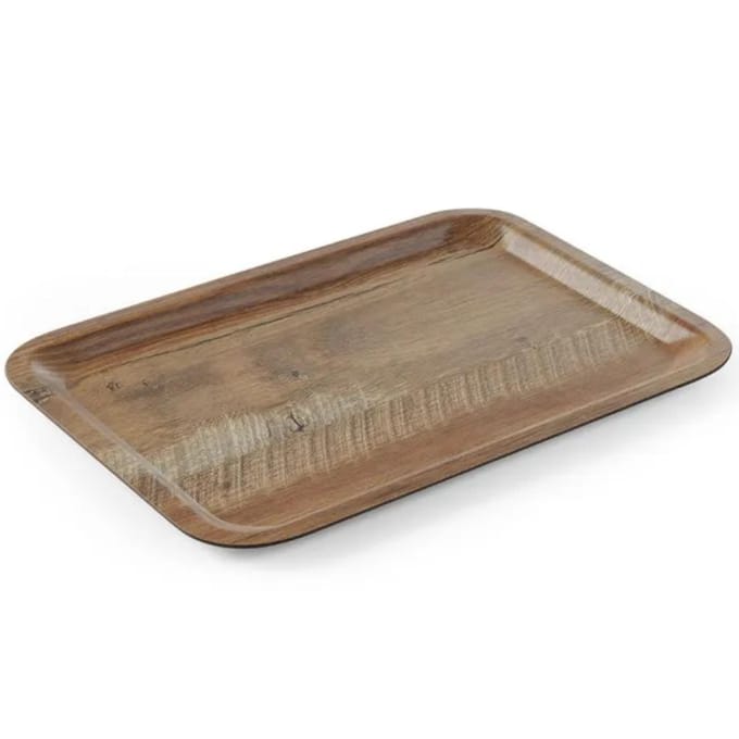 HENDI Dienblad melamine – houtlook – krasbestendig – 330x430 mm