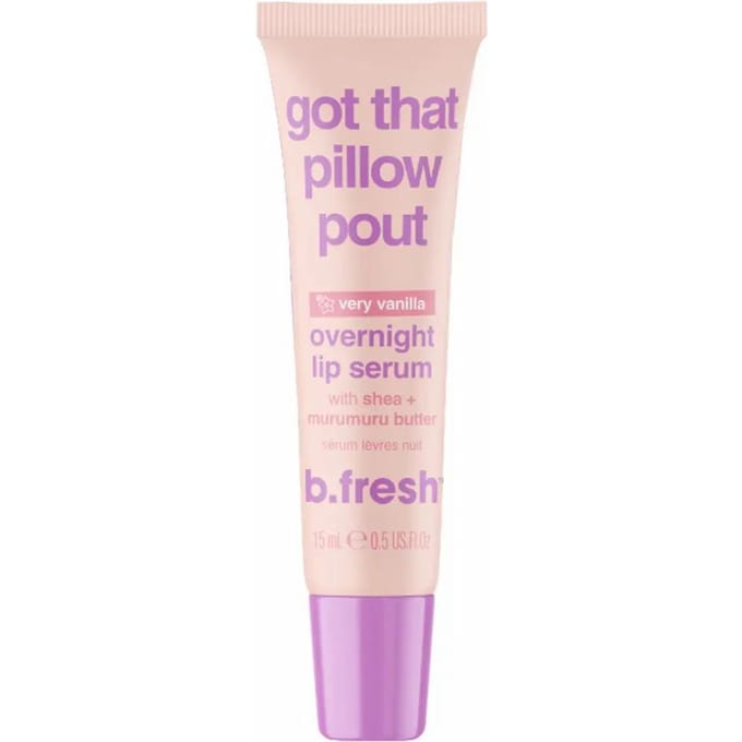 b.fresh, Dieu Que Cette Bouche Boudeuse, Sérum de Nuit pour les Lèvres, Baie Vanille, 15 ml (0,5 fl oz) beige