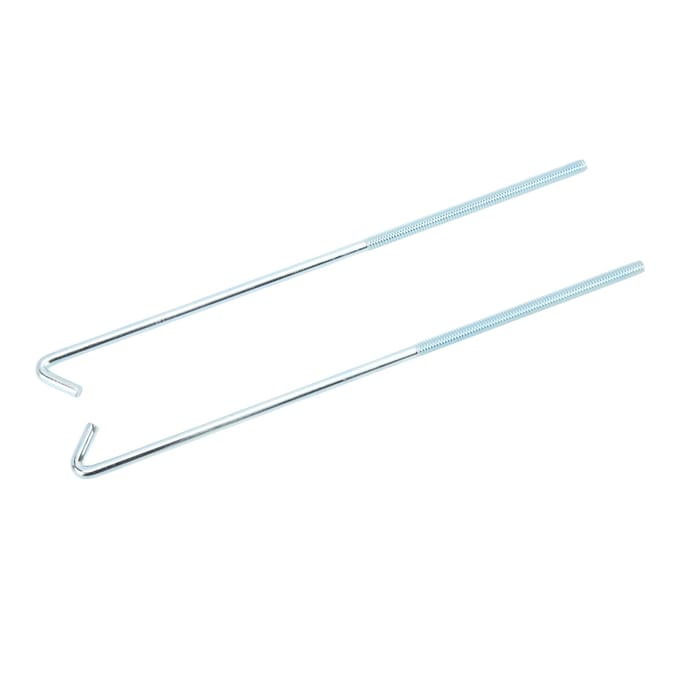 Kit de maintien de batterie chromé 10 pouces avec boulons à crochet en J, rondelles, écrous, accessoires automobiles universels white