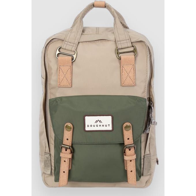 Doughnut laptoprugzak / Rugtas / Schooltas - 14 inch - Macaroon Jungle Backpack 14 - Beige