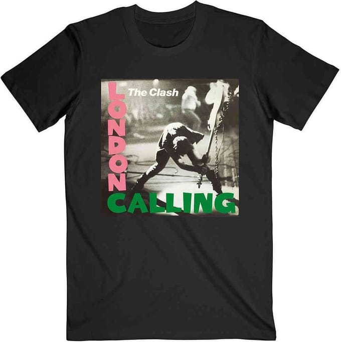 The Clash - London Calling Heren Tshirt - 2XL - Zwart