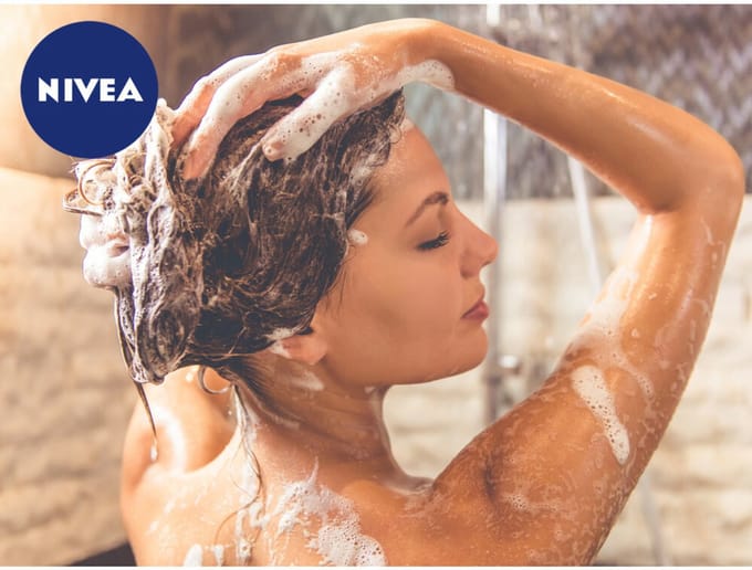 NIVEA - Shampoo Diamond Gloss Care - 3 x 250 ml - Voordeelverpakking