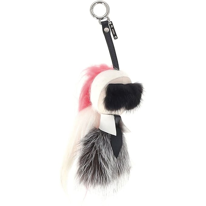 Fendi Karlito Tascharme in Multicolor Bont