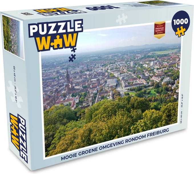 Puzzel Mooie groene omgeving rondom Freiburg - Legpuzzel - Puzzel 1000 stukjes volwassenen