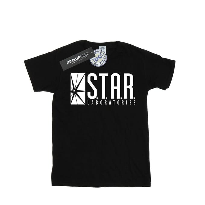 DC Comics Heren The Flash STAR Labs T-shirt 3XL zwart