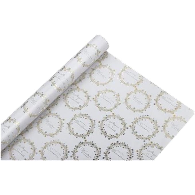 Tom Smith kerstpapier kerstkrans - 4m