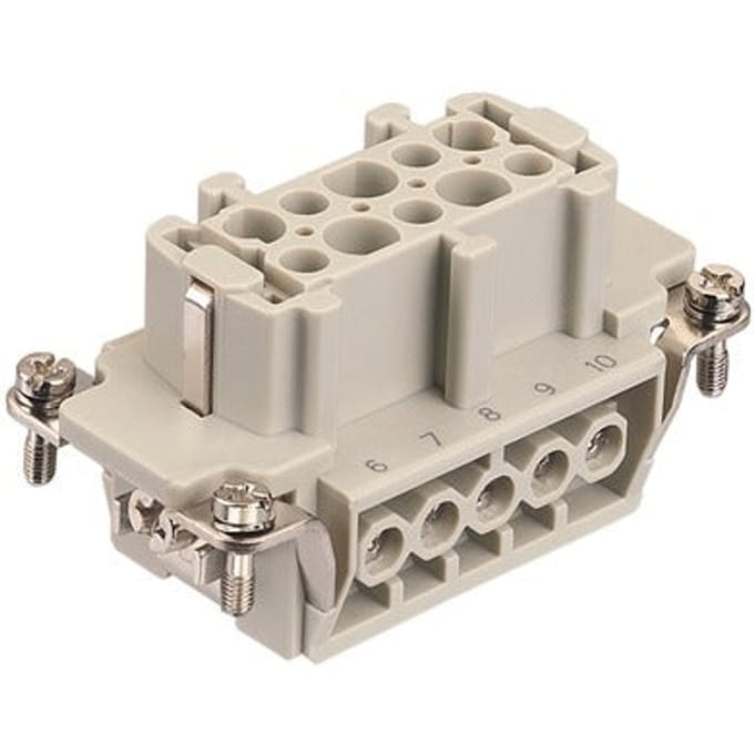 Harting Han E 10-Positie Vrouwelijke Invoegconnector - 09330102701