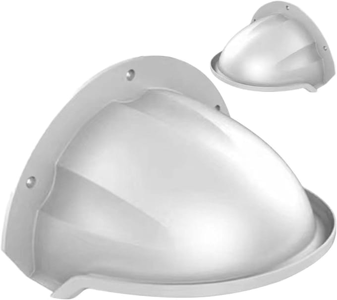 Beveiligingscamera Schaduw - Regenhoes Camera - Buiten Beschermen - Stevige ABS Constructie - 30 x 24 x 3 cm - Wit