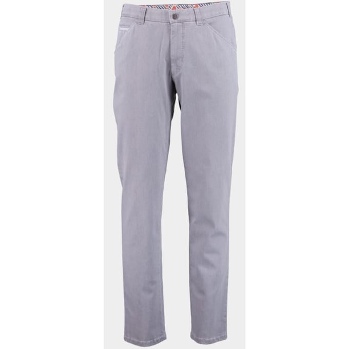 Meyer Jeans Chicago Subtle Two-Tone Denim Super-Stretch Licht Grijs / male