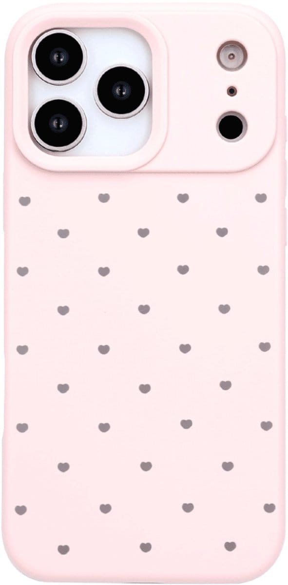 Cityhoesje- Backcover hoesje - Silicone - iPhone 17 Pro - Licht roze