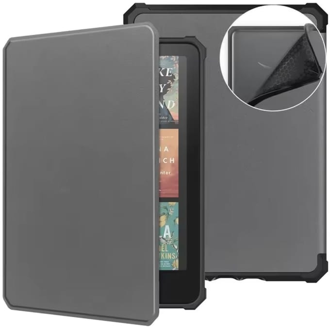 EtuiTab SiliCover - Tablethoes - Grijs - Auto Sleep/Wake - Magnetische Sluiting