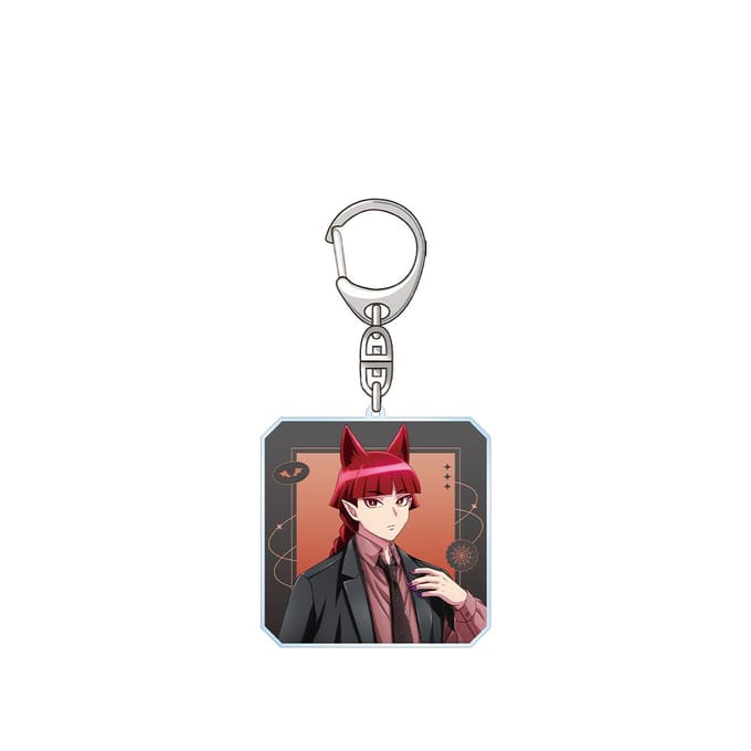 Mairimashita Iruma-kun Suzuki Iruma Asmodeus Alice Valac Clara Naberus Calego Azazel Ameri Acryl Sleutelhanger Tas hanger Cadeaus 6 cm gray