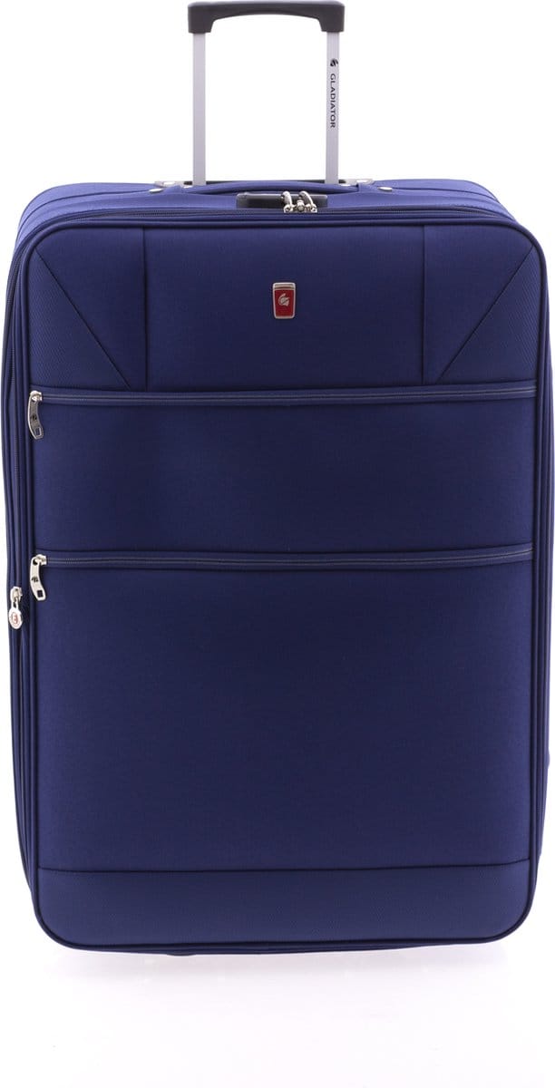 Gladiator Metro Grote Koffer - 72 cm - 80/95 liter - Expandable - Blauw