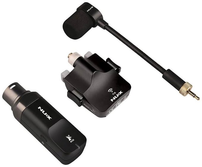 Draadloos saxofoonmicrofoon systeem - NUX Pedals B6 - 2.4 GHz - 3 EQ-modi - Met oplaadcase