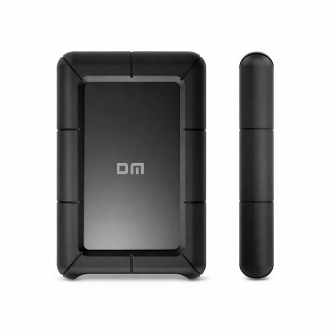 DM Externe Harde Schijf 2TB - USB C - Stootvaste Draagbare HDD - Hoge Opslagcapaciteit - Zwart